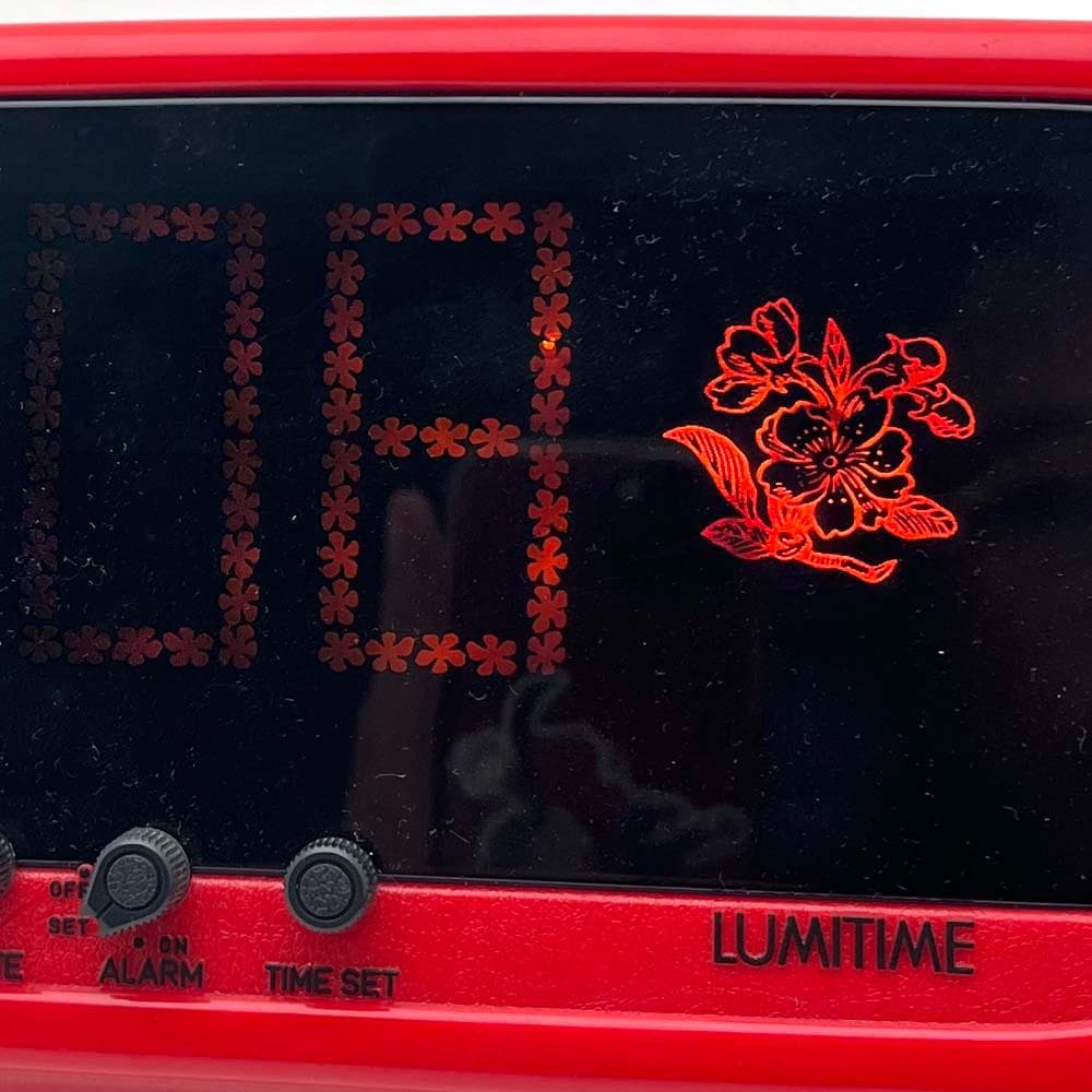 田村電気 LUMITIMEルミタイム 光デジタル時計/ヴィンテージスペースエイジ