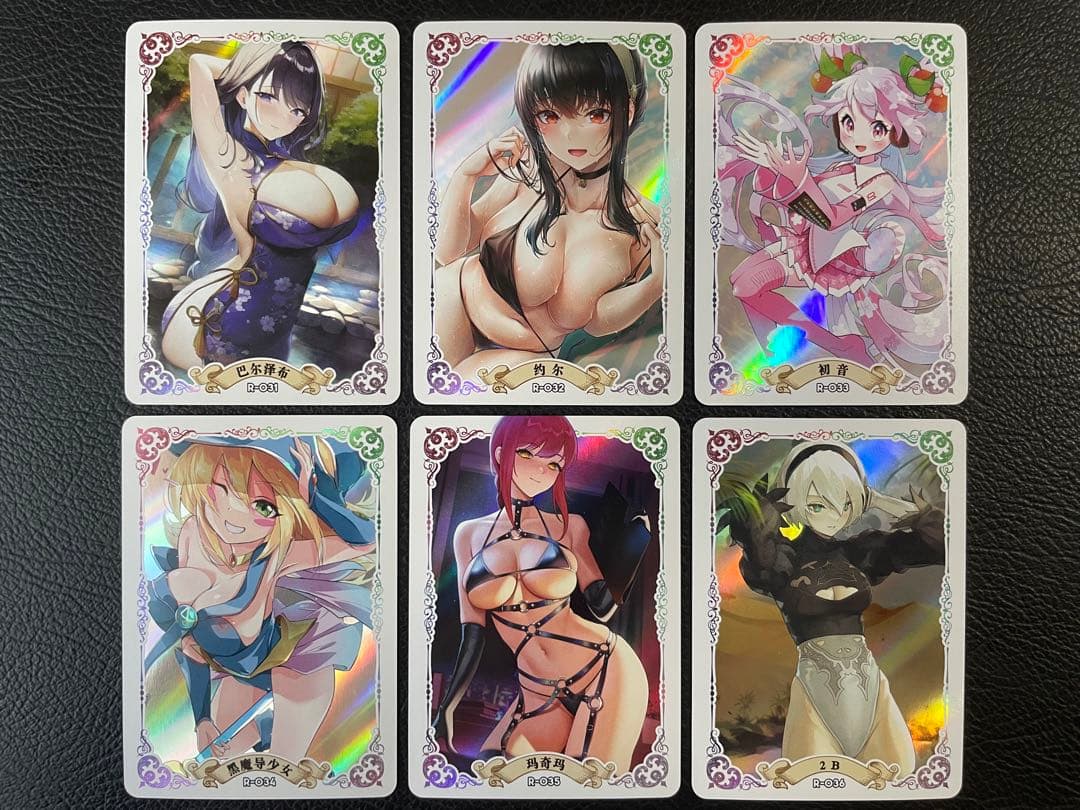 ②18枚　女性キャラのキラカード