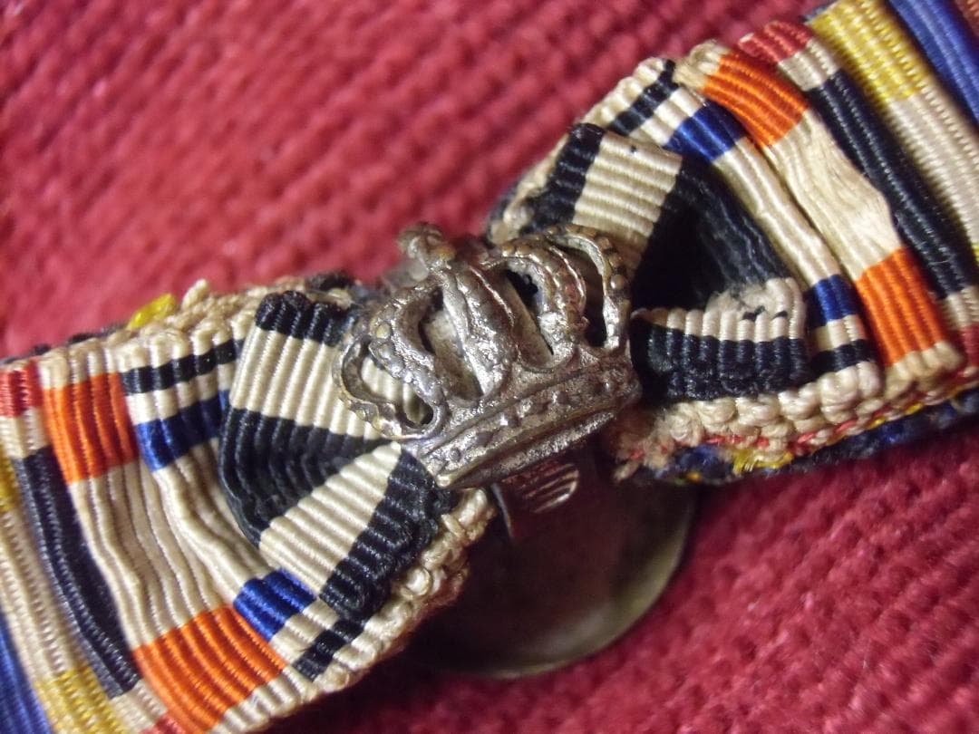 Ｗドイツ軍/プロイセン王国＊将官/将校用９連ボタン穴略綬（実物）