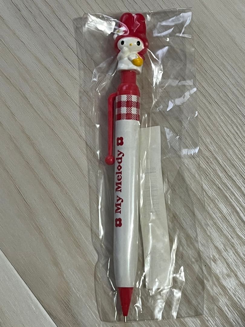 1997年　サンリオ　マイメロ　My Melody シャープペンシル 赤チェック