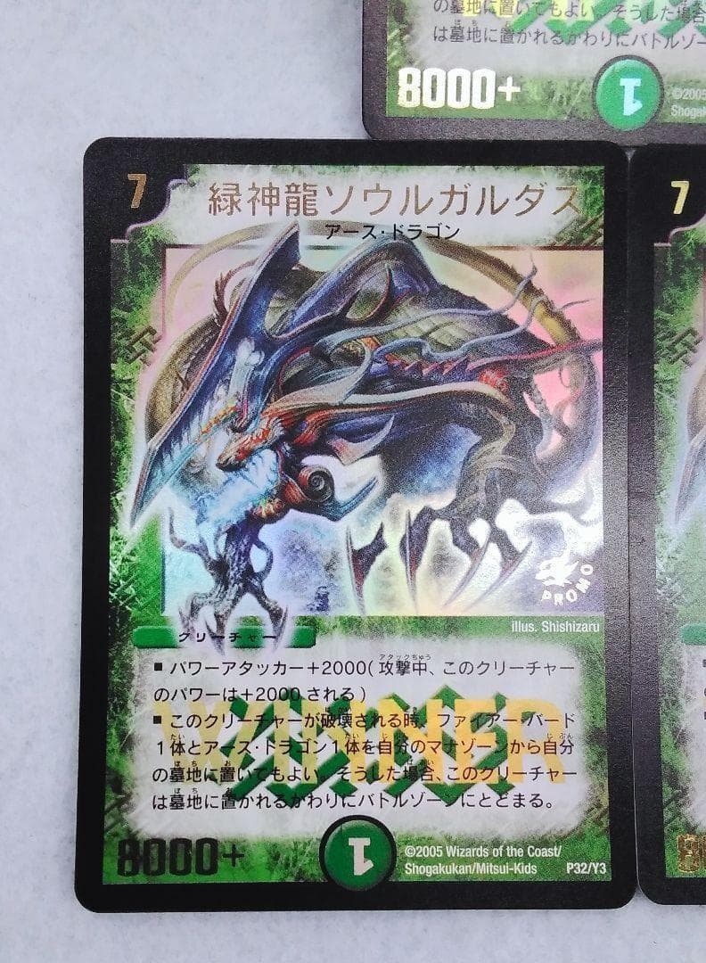 デュエルマスターズ 緑神龍ソウルガルダス WINNER プロモ アルトアート