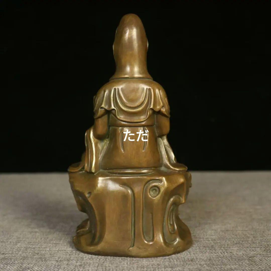 仏教美術 仏像 送子観音菩薩銅像 銅製品 工芸 品置物