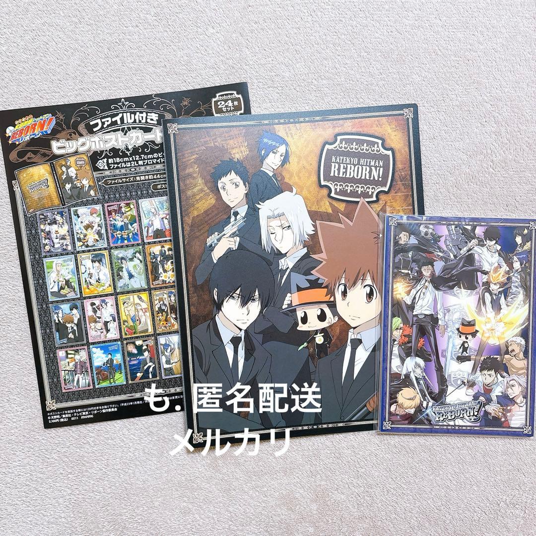 家庭教師ヒットマンREBORN!　2L　ビッグポストカードセット　ファイル付き