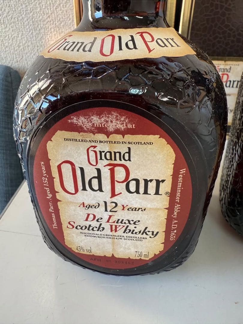 Q10232 未開栓! GRAND OLD Parr 12年 オールドパー ３本
