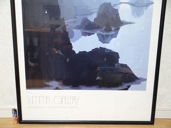 80年代 ジェリー・シュル セリグラフ シルクスクリーン アートポスター 当時物