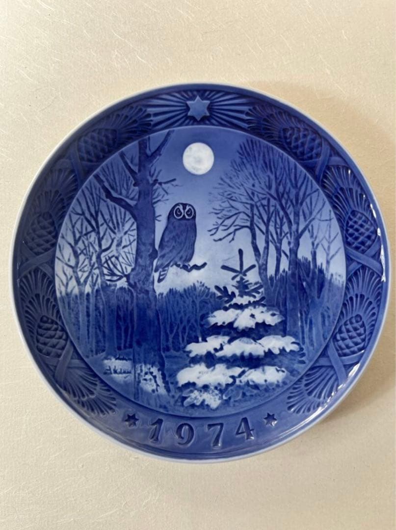 ロイヤルコペンハーゲン　イヤープレート1972、1974、1990年