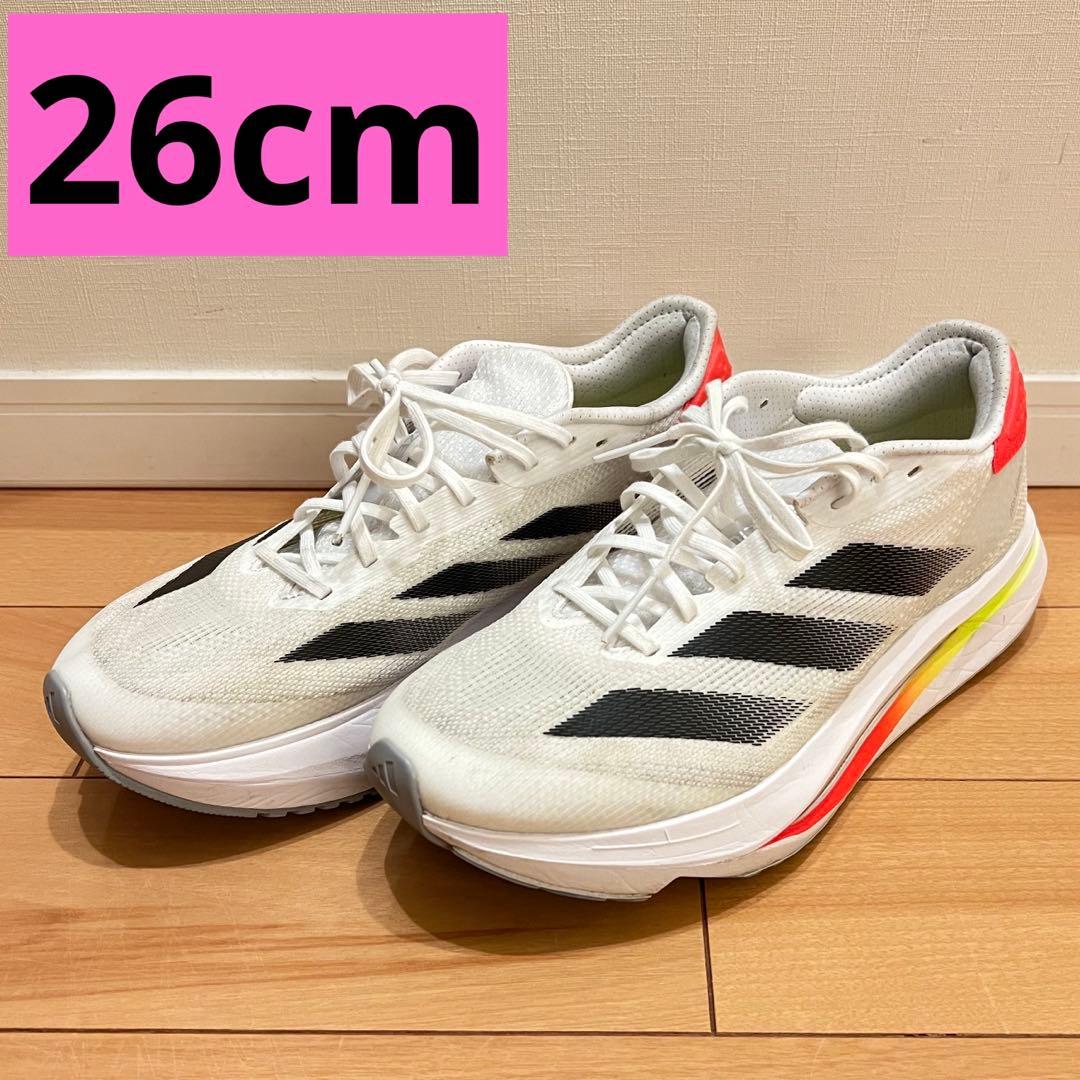 ★美品★adidasアディゼロSL2 ランニング ADIZERO 26cm