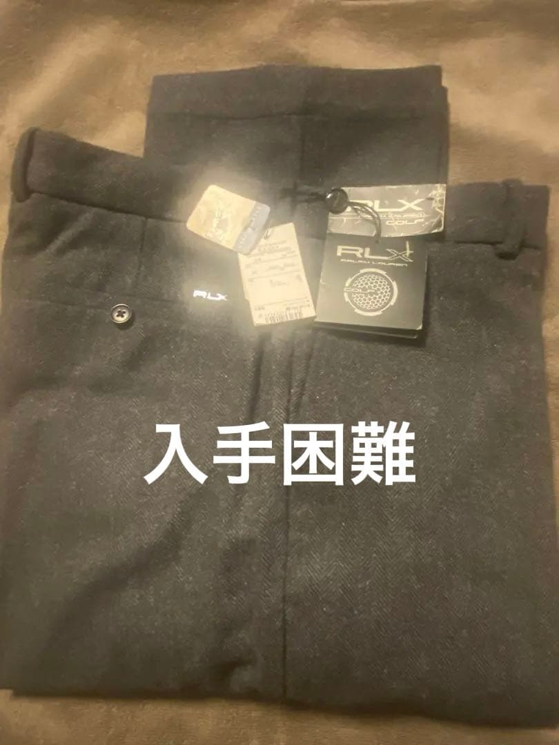 入手困難【RLX GOLF】HERRINGBONE WOOL PANTS