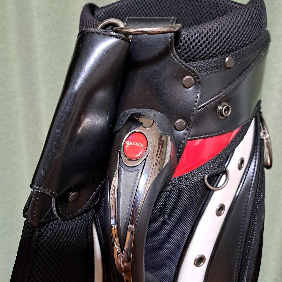 Srixonキャディバッグ9インチ美品。サンバイザーとアイアンカバーオマケ