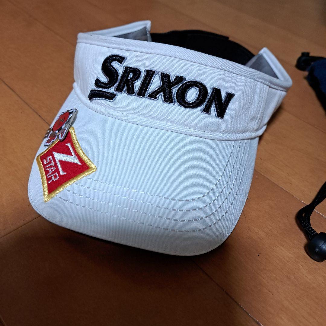 Srixonキャディバッグ9インチ美品。サンバイザーとアイアンカバーオマケ