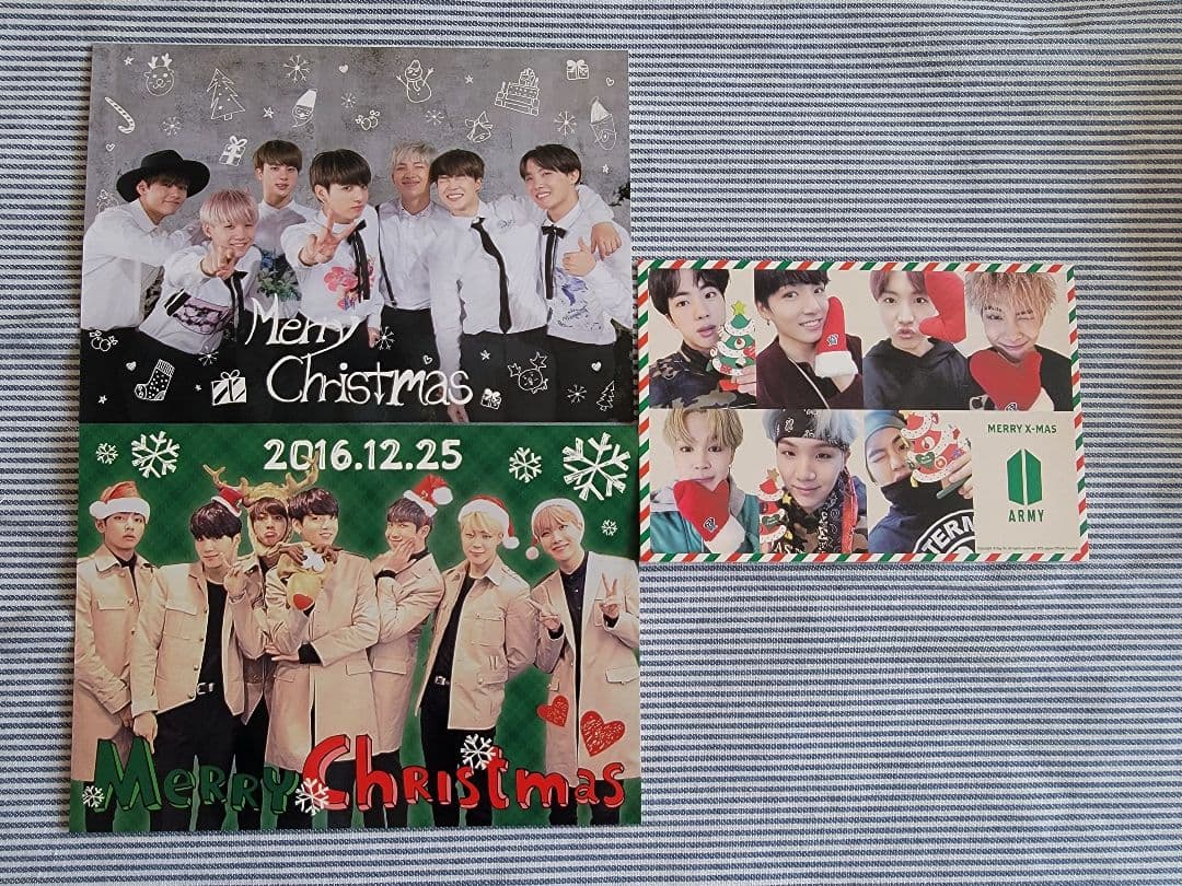 【BTS】会報 vol.2 vol.3 / 1周年カード / クリスマスカード等