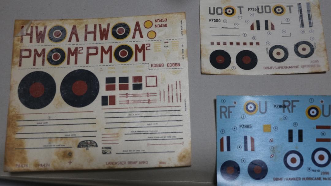 貴重AIRFIX製　1／７２バトル・オブ・ブリテン５０周年記念（３機種）未組立