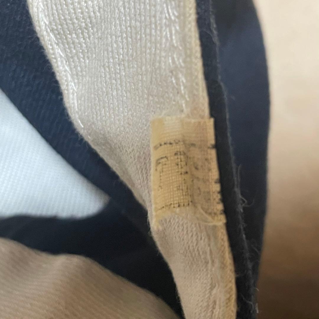 90s USA製 NEWERAアトランタブレーブス キャップ ネイビー レッド