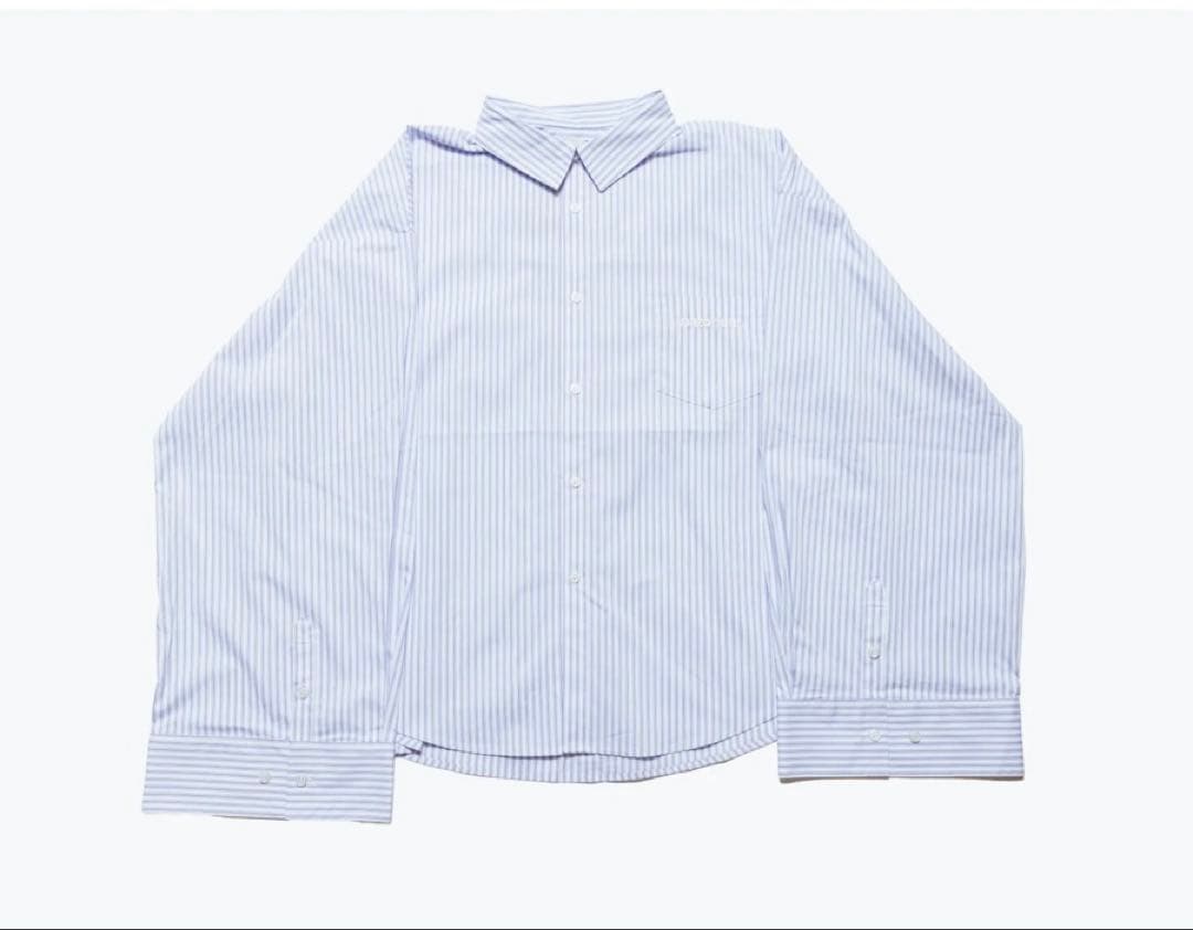 なとり　ストライプシャツ　natorium Stripe-shirt