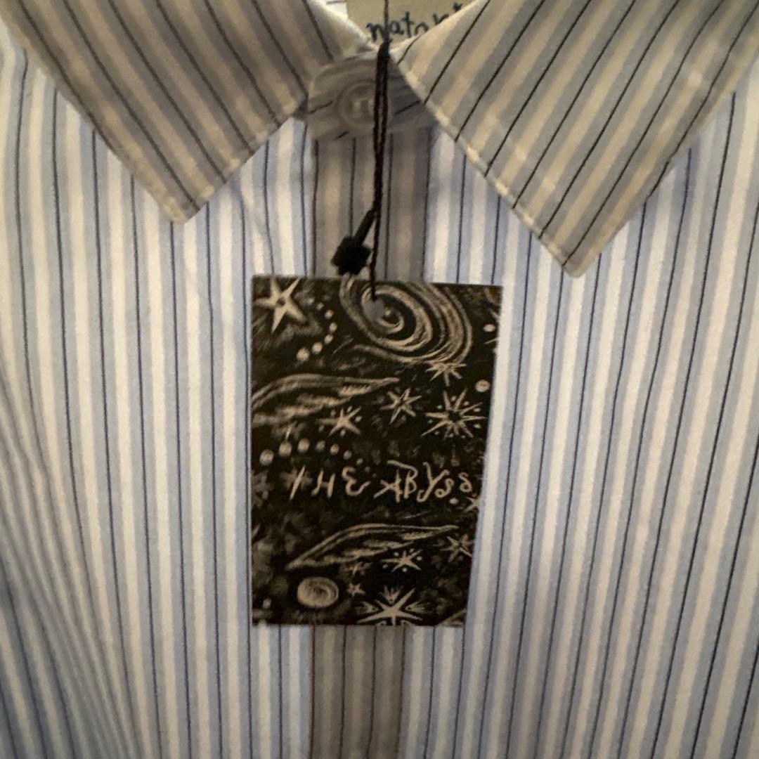 なとり　ストライプシャツ　natorium Stripe-shirt