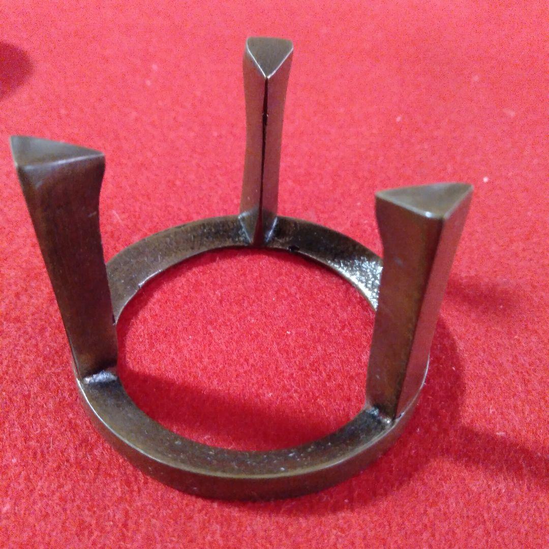 唐銅製　七種蓋置