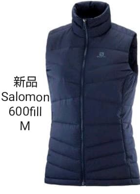 新品　サロモン　Salomon　600 fill poweダウンベスト　M