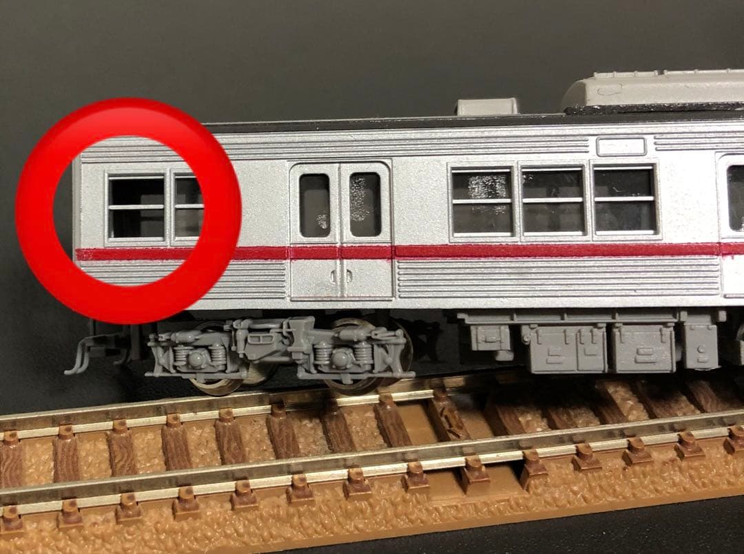 管理番号1599 都営5200形 Nゲージ未塗装キット組立品4両