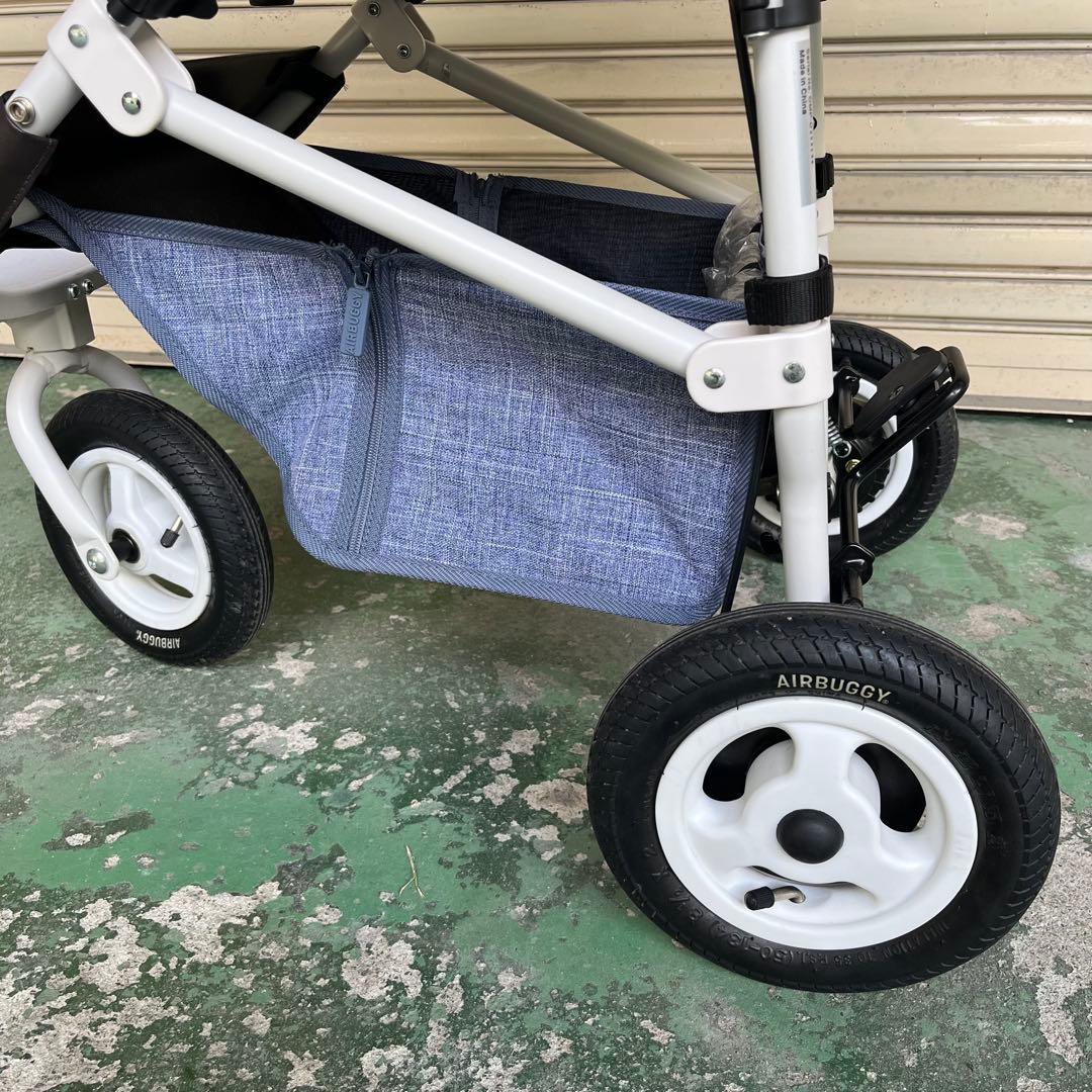 エアバギー ドーム2 コットLサイズ ペットカート メランジデニム