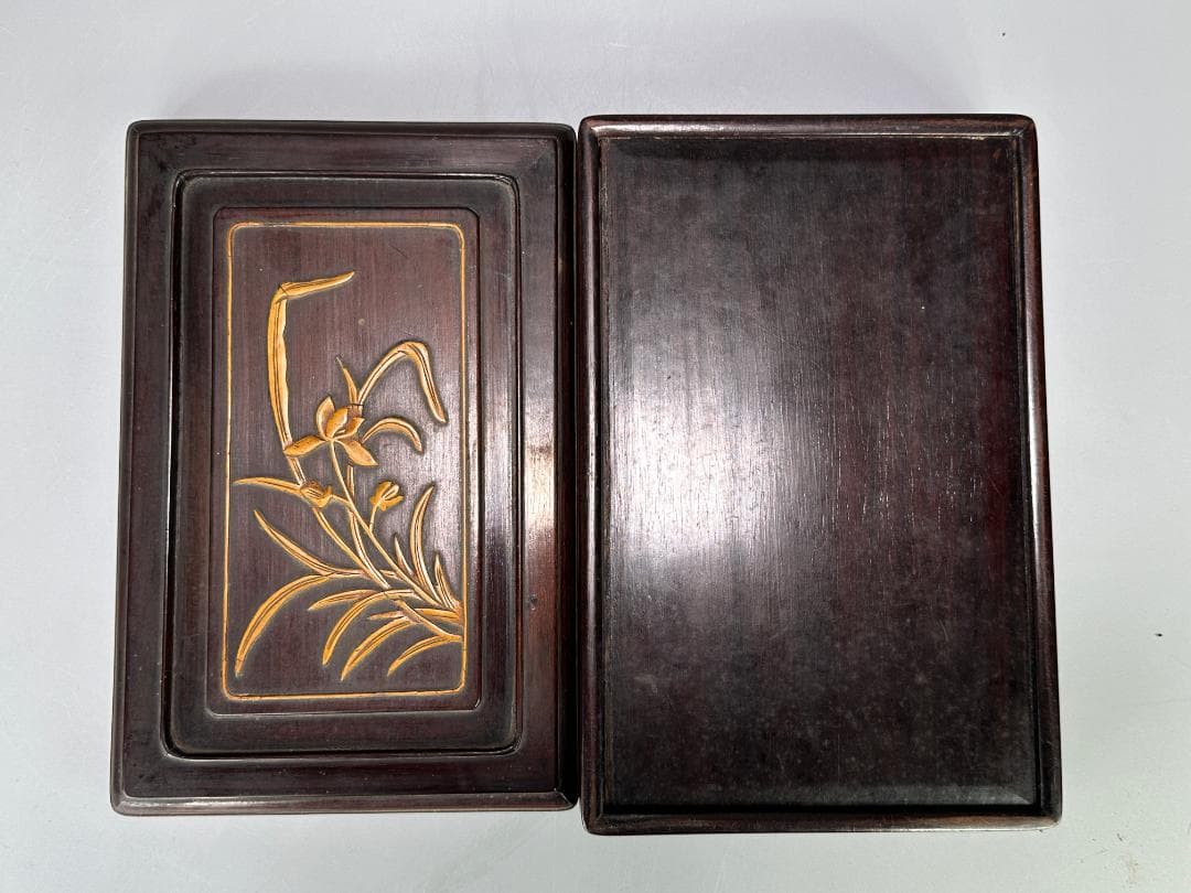 書道具　文房具　硯　唐木硯箱