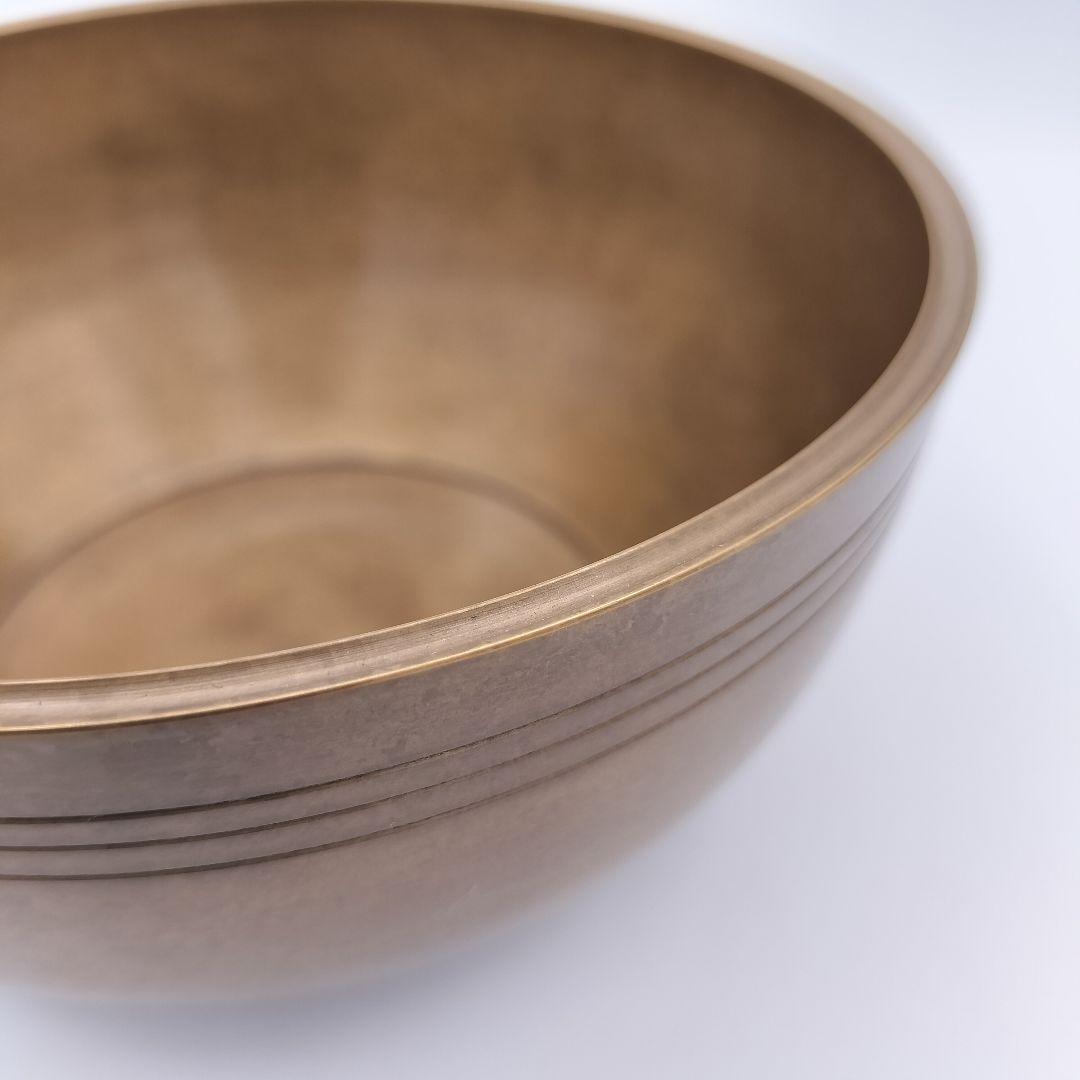 a197 建水　砂張建水　瓔珞　吉羽興兵衛　茶道具　茶道　古物　響銅