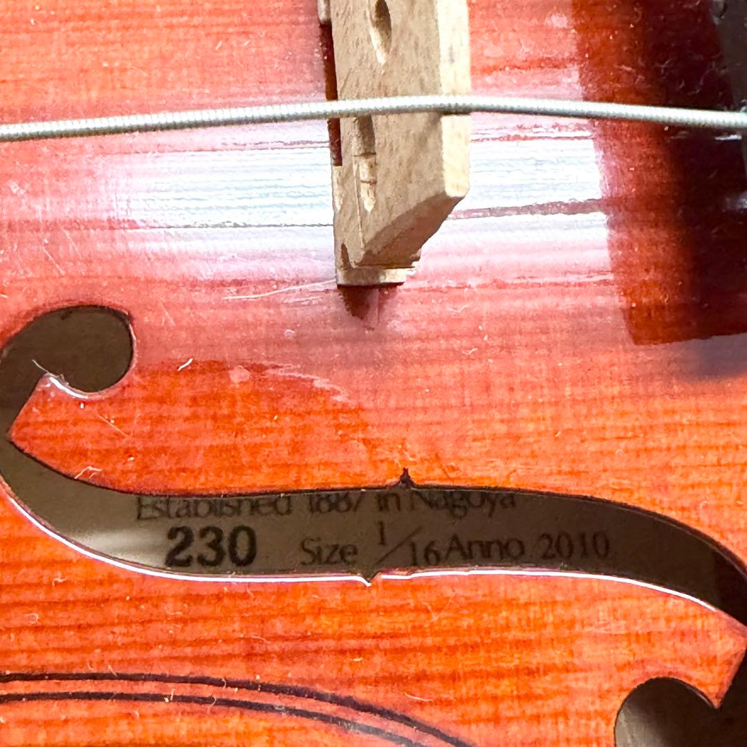 SUZUKI バイオリン 1/16 No.230 2010年製 ケース付