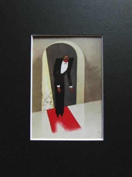 Paul COLIN、R、希少画集画、状態良好、新品高級額装付