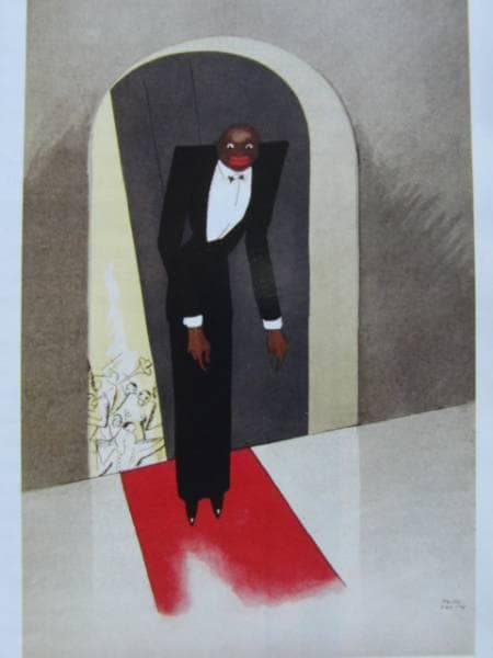 Paul COLIN、R、希少画集画、状態良好、新品高級額装付