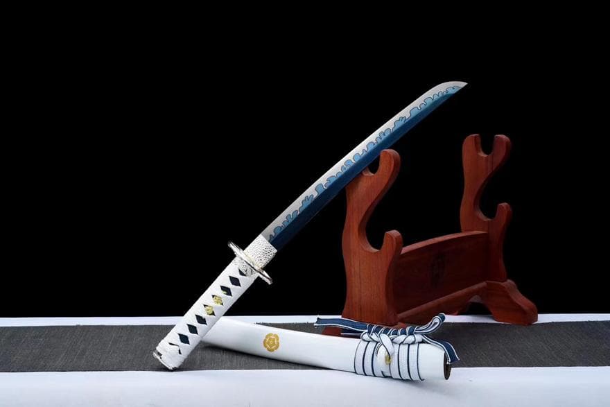 【白桜】 日本刀 模造刀 居合刀 武士道 武蔵 鑑賞用 手鍛造打