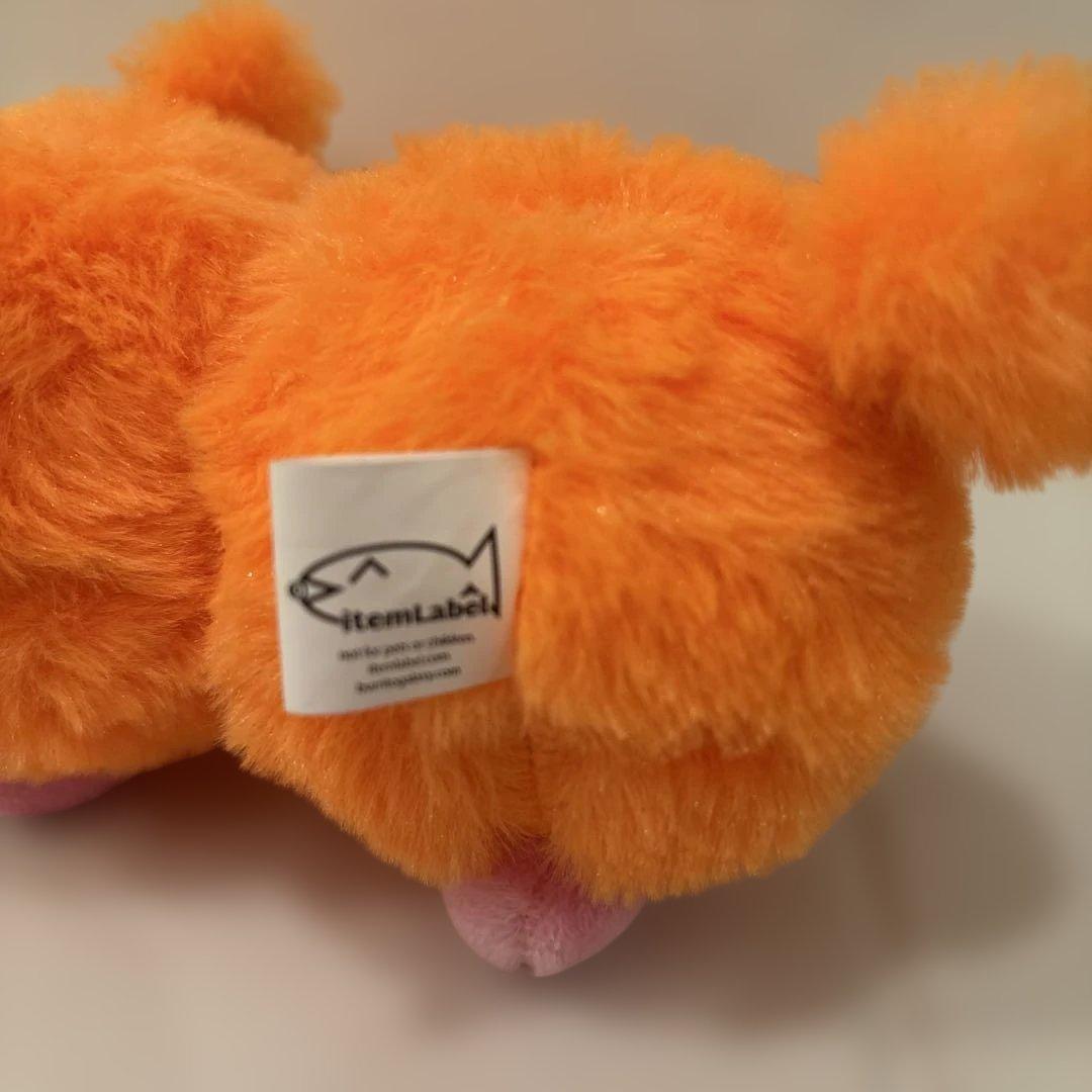 peepy ぬいぐるみ　ピーピー　Itemlabel オレンジキャット