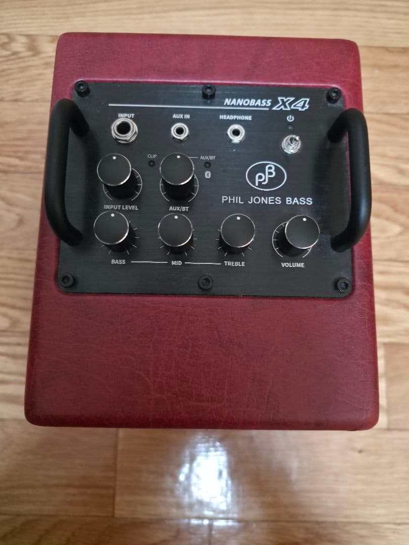 極美品 PHIL JONES BASS NANOBASS X4 RED