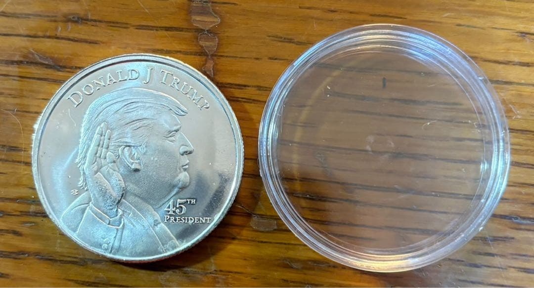 ☆市場レアトランプ・ホワイトハウスコレクション記念純銀製☆品質保証書付き