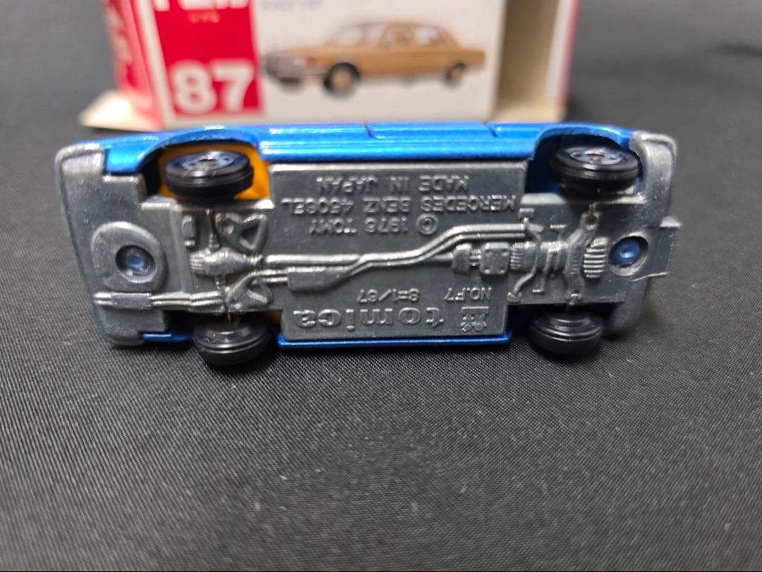 トミカ赤箱 87メルセデス・ベンツ450ＳＥＬ(日本製)