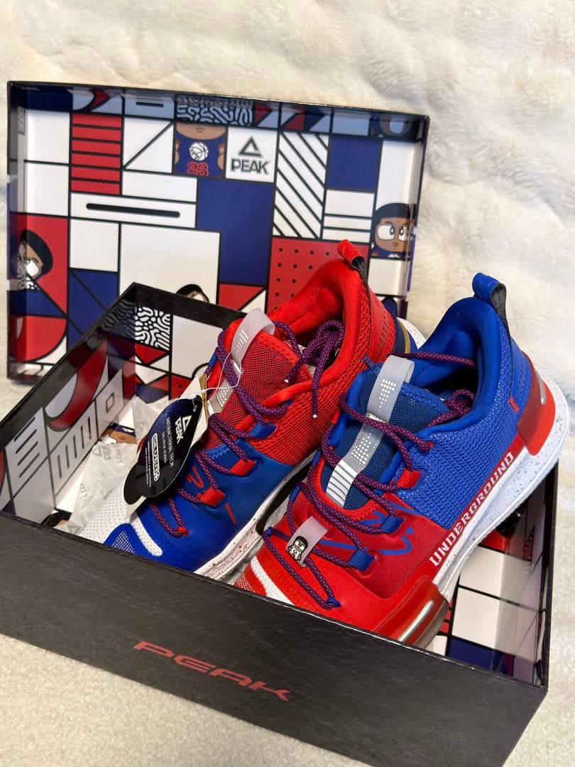 PEAK UNDERGROUND シューズ 赤/青