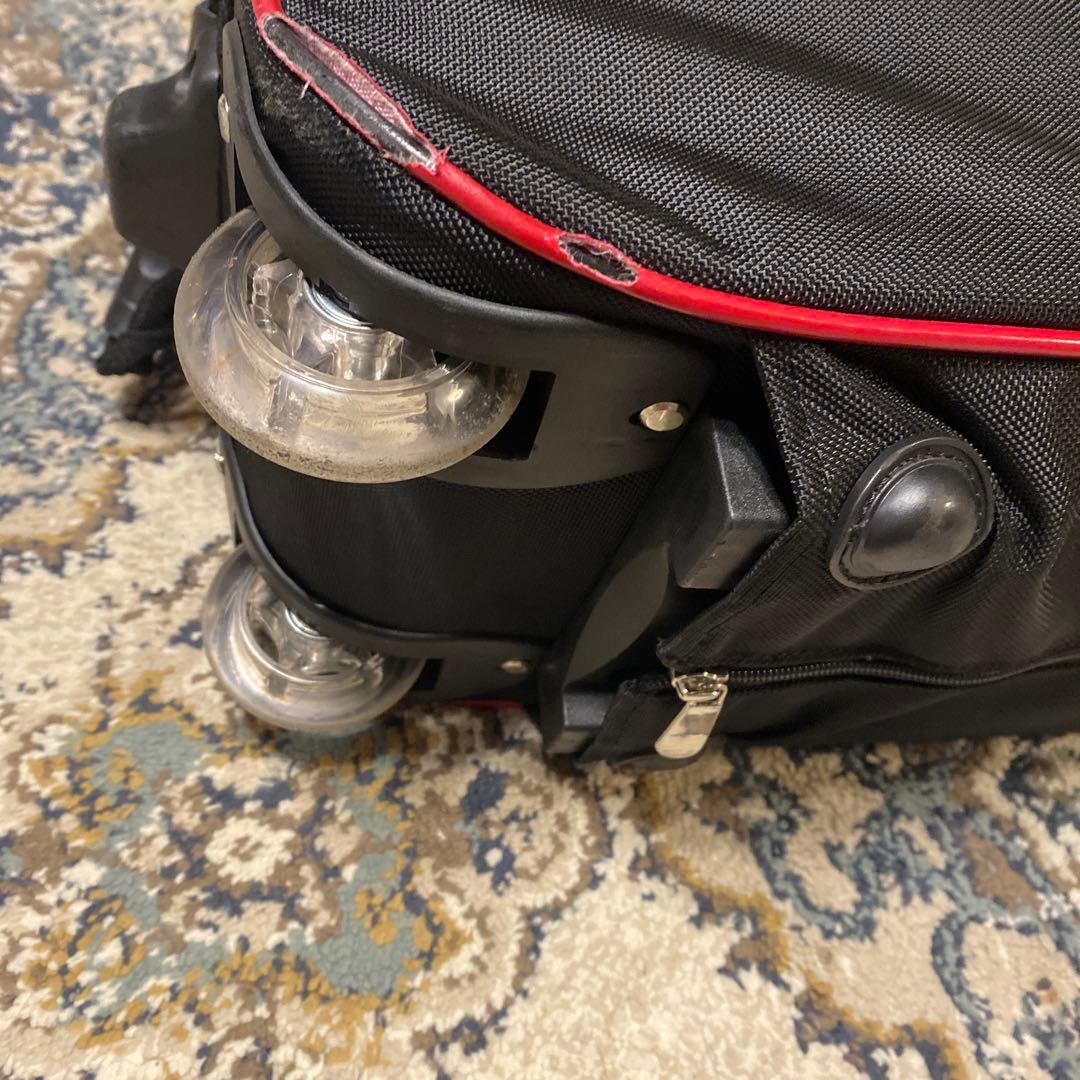 ダブルローラーバッグ BB100 赤黒