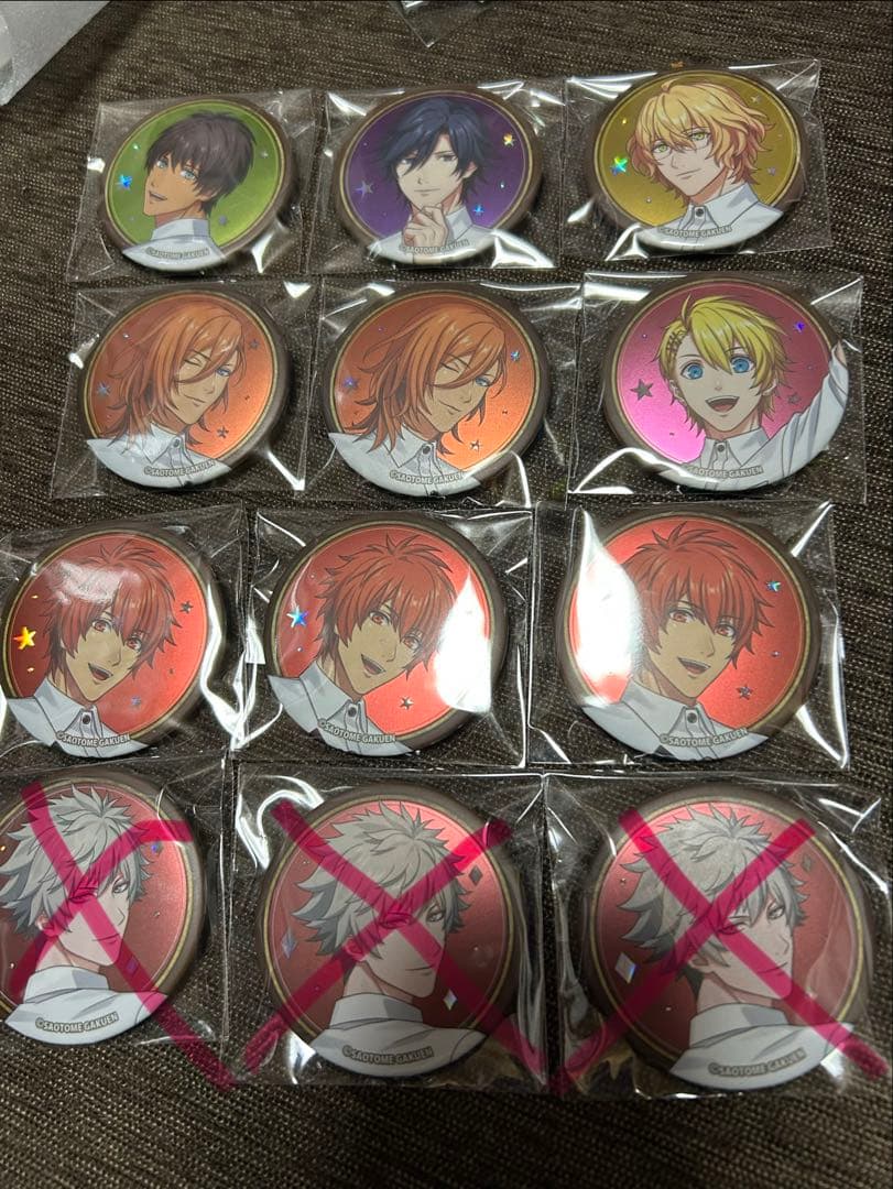 うたプリ スイパラ コラボ 缶バッジ13個とブロマイド3枚