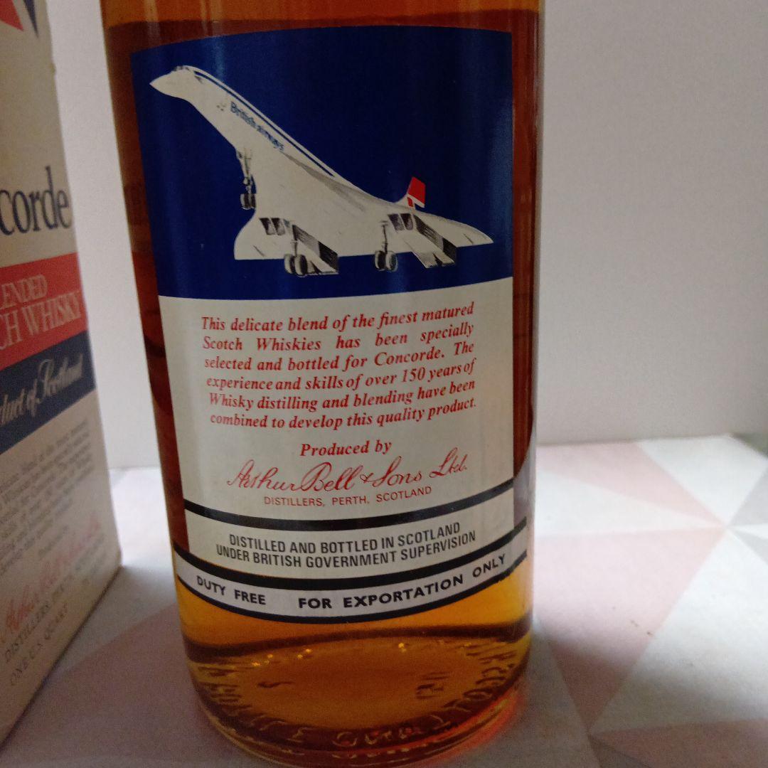 コンコルド　concorde スコッチウイスキー 古酒　大西洋横断飛行飛行記念