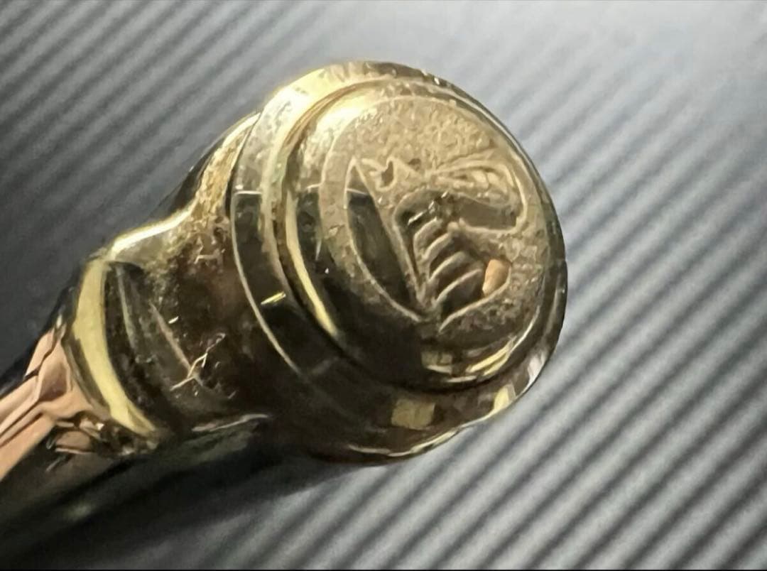 極美品 ペリカン K800 緑縞 ボールペン