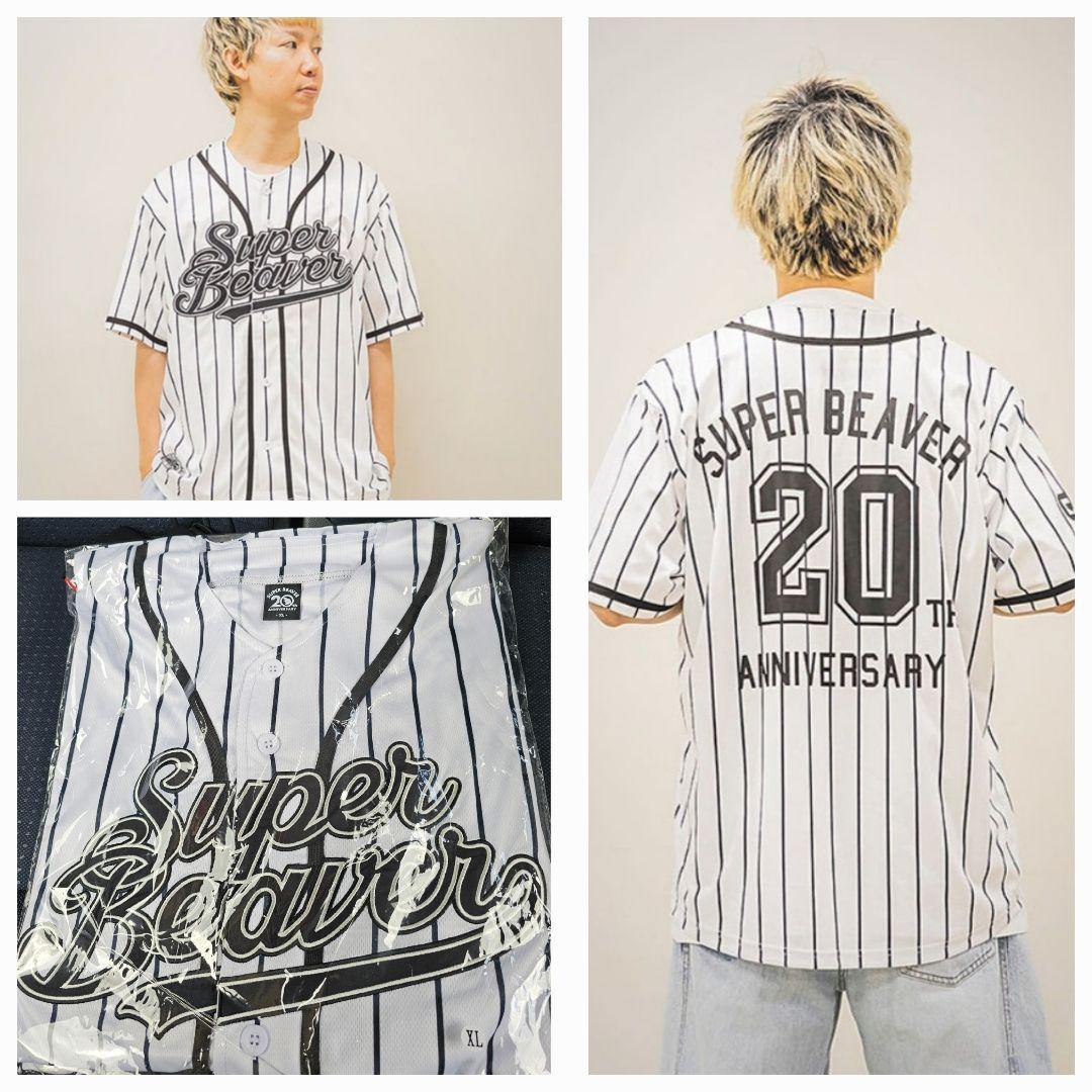 SUPER BEAVER ZOZOマリン ベースボールシャツ XL ストライプ