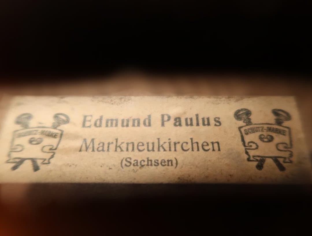 ヴァイオリン 3/4サイズ ドイツ \" Edmund Pauls\" 弓、ケース付