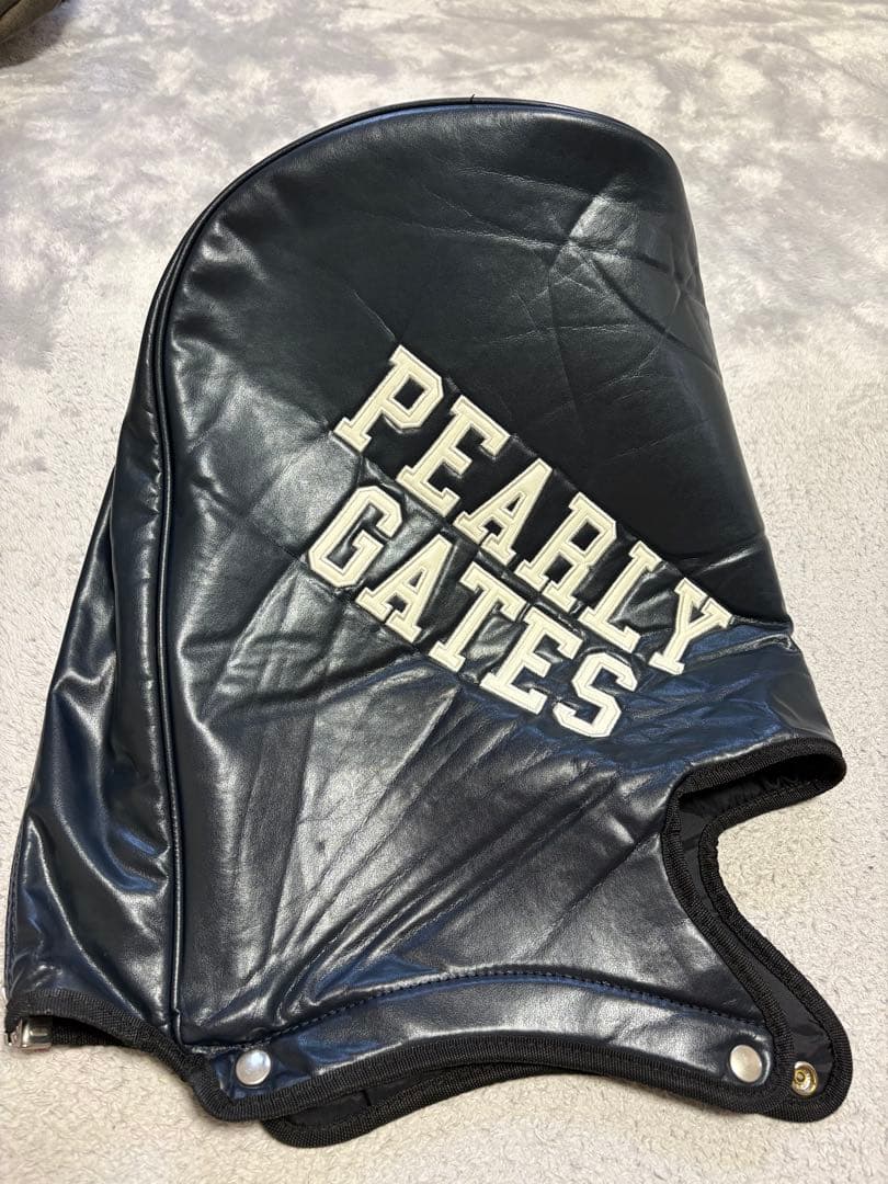 大幅値下げ★PEARLY GATESキャディバッグ⭐️紺・赤 クラブヘッドカバー付