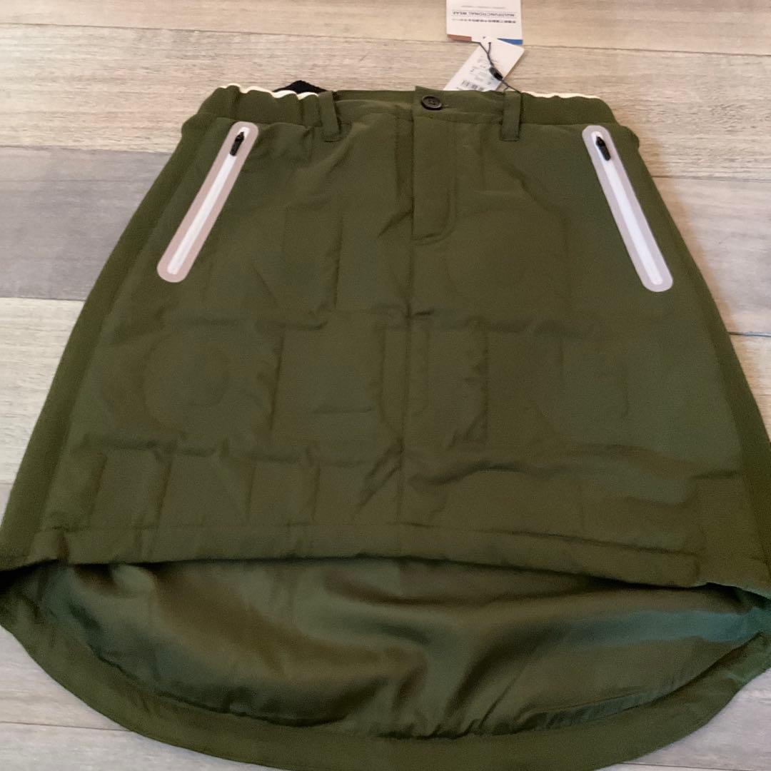 新品CLUNK オリーブグリーン 厚手スカートM