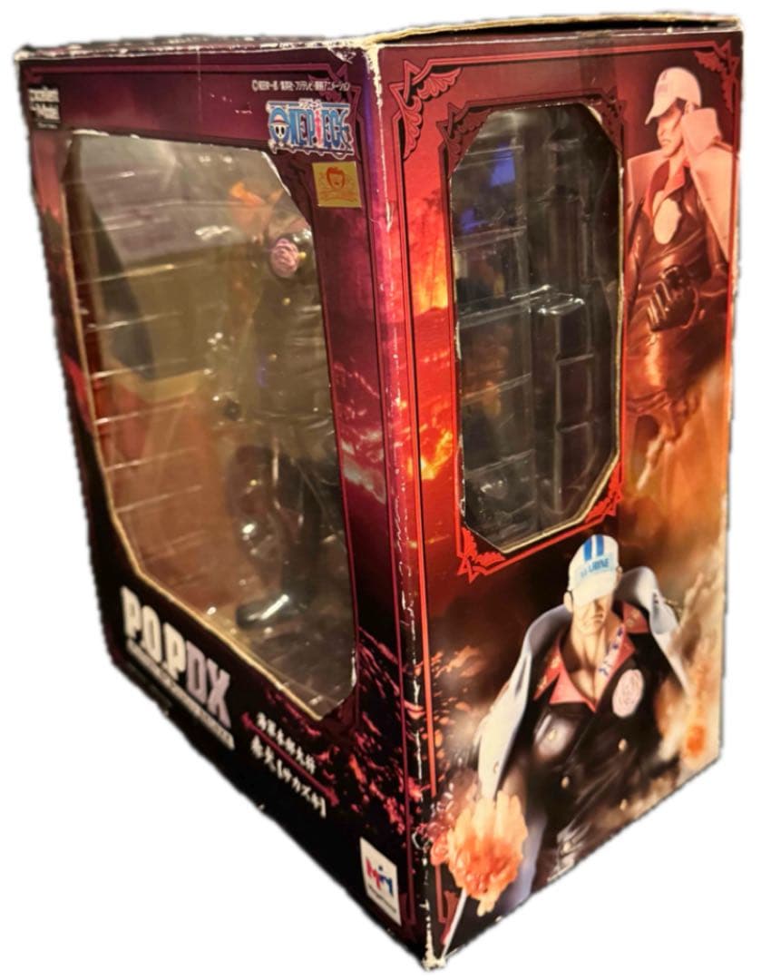 初版品！ワンピース 赤犬 サカズキ P.O.P 海軍本部大将 フィギュア