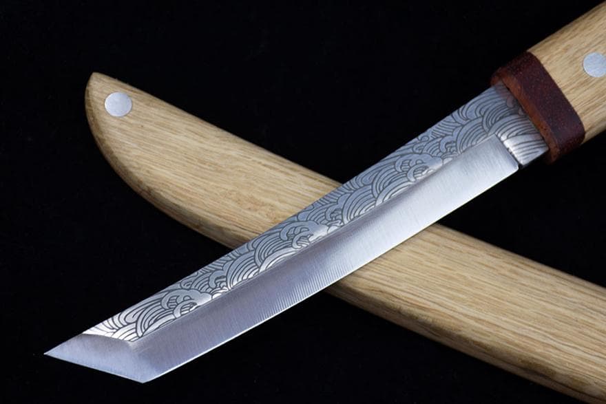 白波の短刀 日本刀 模造刀 居合刀