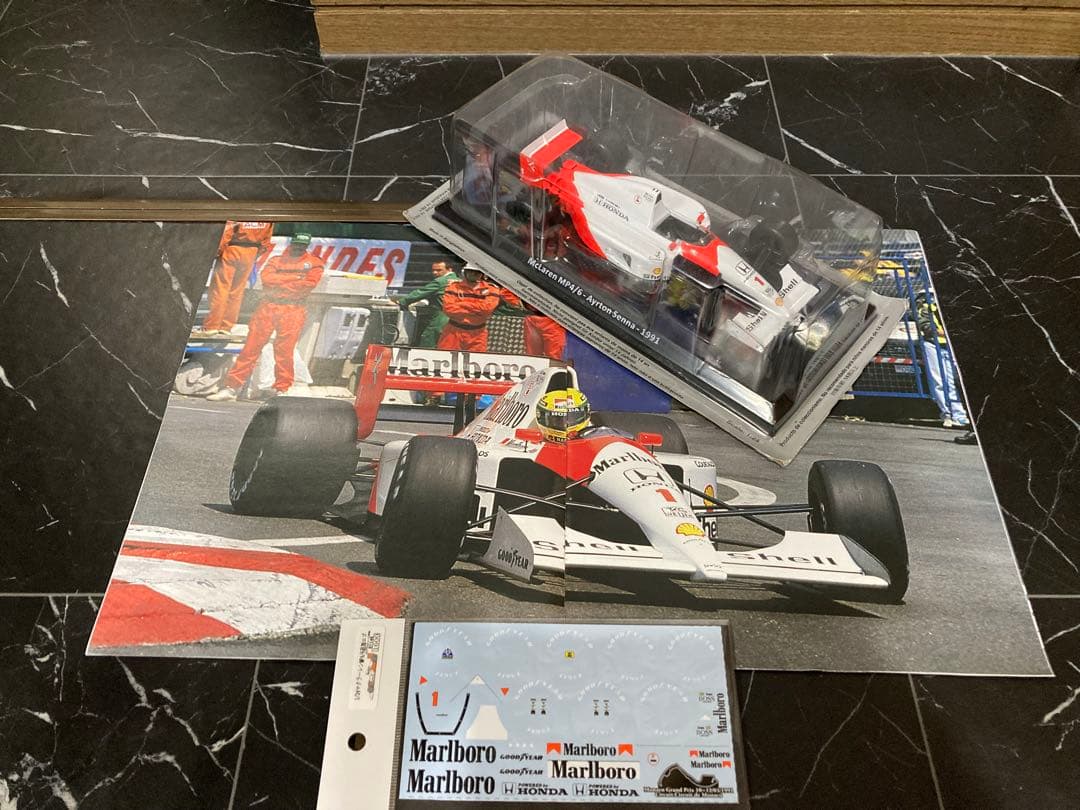 冊子無し　マルボロデカールセット　ビッグスケールF1コレクション　MP4/6