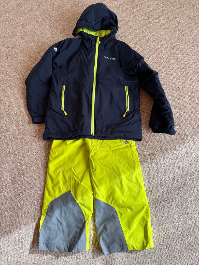 スキーウェアセット ジャケット　パンツ　モンベル　140 150