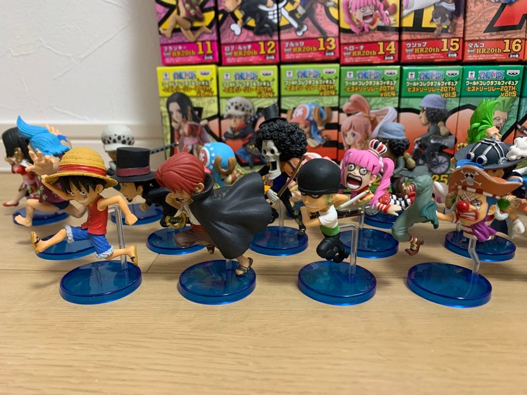 【希少】ワンピース ワーコレ ヒストリーリレー20th vol.1〜5 全30種