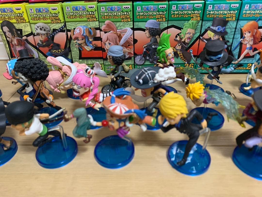 【希少】ワンピース ワーコレ ヒストリーリレー20th vol.1〜5 全30種