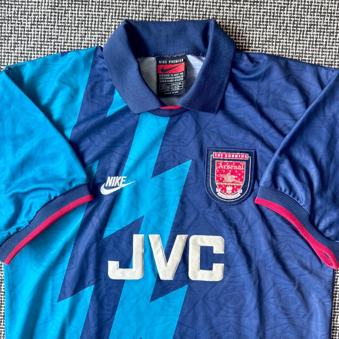 【希少アウェイモデル】アーセナル ９５／９６（A）JVC／襟付きモデル
