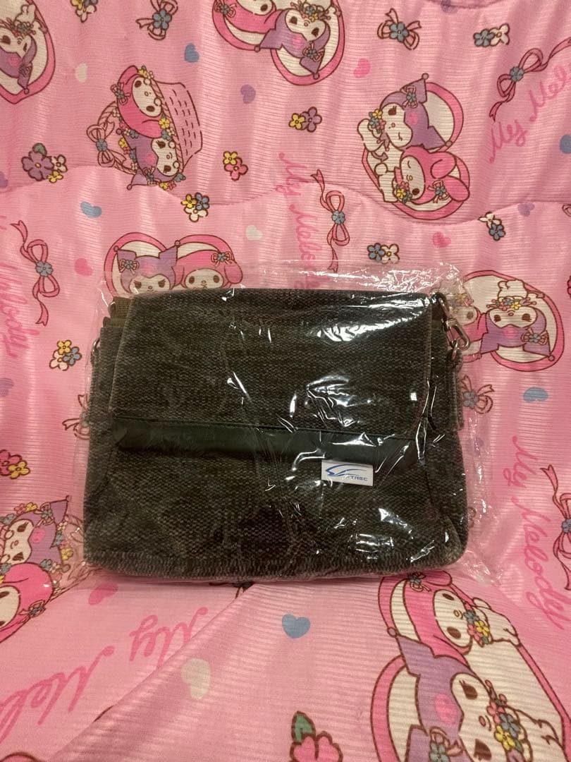 クラッチバッグ　185系　特急電車　座席生地使用